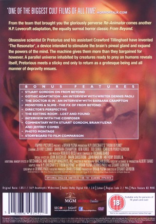 From Beyond (Zza światów ) [DVD]