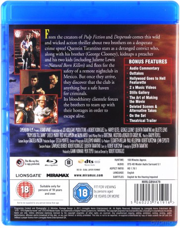 From Dusk Till Dawn (Od zmierzchu do świtu) [Blu-Ray]