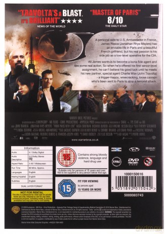 From Paris With Love (Pozdrowienia z Paryża) [DVD]