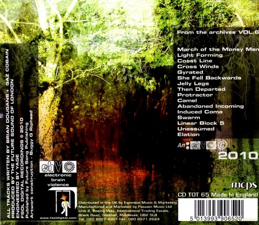 Future Sound Of London: From The Archives - Vol 6 [CD]