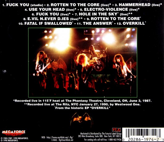 Overkill: Fuck You And Then Some [CD]