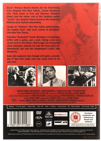 Fugitive Kind (Jak ptaki bez gniazd) [DVD]