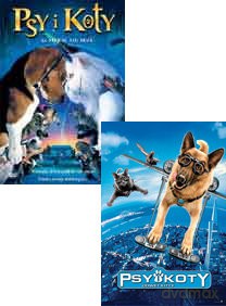 Psy i koty / Psy i koty: Odwet Kitty [2DVD]