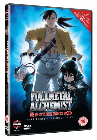 Fullmetal Alchemist Brotherhood Three (Episodes 27-39) (Stalowy alchemik ) [2DVD]