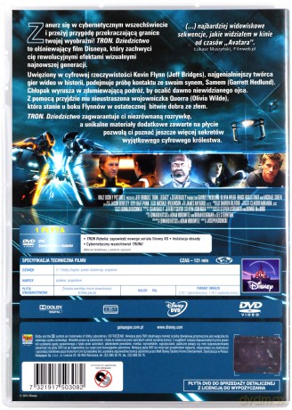 Tron: Dziedzictwo [DVD]