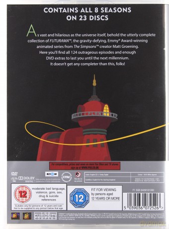 Futurama Seasons 1-8 [23DVD]