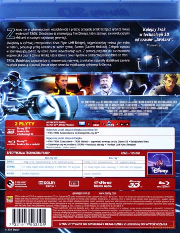 Tron: Dziedzictwo [Blu-Ray]+[Blu-Ray 3D]