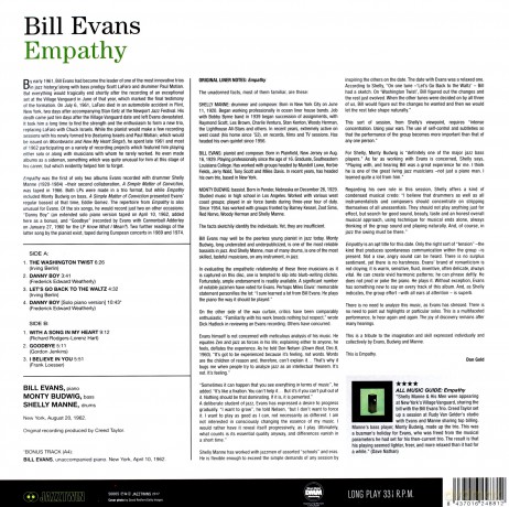 Bill Evans: Empathy [Winyl]