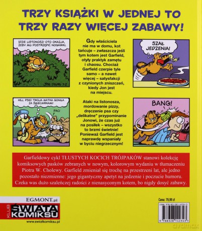 Garfield. Tłusty koci trójpak (Tom 5) [KOMIKS]