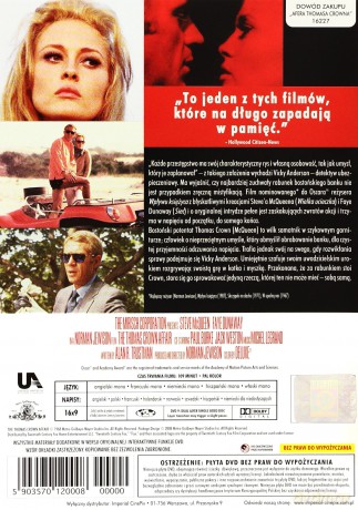 Afera Thomasa Crowna (1968) / Afera Thomasa Crowna (1999) Pakiet [2DVD]