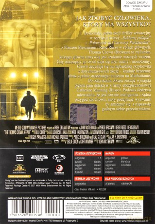 Afera Thomasa Crowna (1968) / Afera Thomasa Crowna (1999) Pakiet [2DVD]