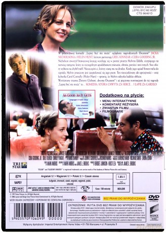 Lepiej być nie może (polski lektor) [DVD]