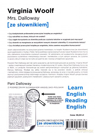Mrs. Dalloway z podręcznym słownikiem angielsko-polskim - Virginia Woolf [KSIĄŻKA]