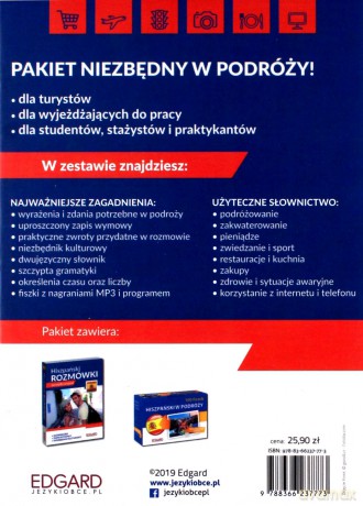 Hiszpański na każdy wyjazd. Rozmówki + 100 fiszek [KSIĄŻKA]