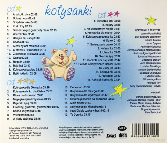 Kołysanki (Danuta Stankiewicz, Iga Janowiak i inni) [3CD]