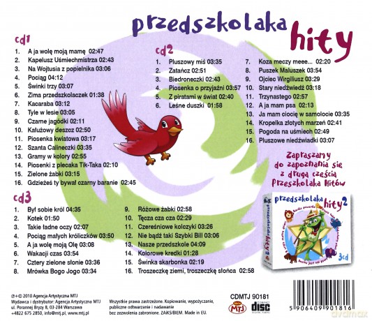 Majka Jeżowska, Fasolinki, Zespół Gawęda i inni: Przedszkolaka hity [3CD]