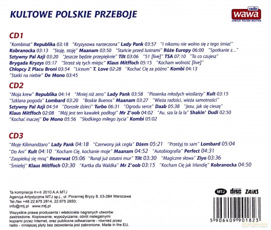 Kultowe Polskie Przeboje Radia Wawa [3CD]
