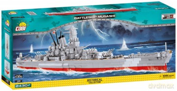 Historical Collection Battleship Musashi [KLOCKI]