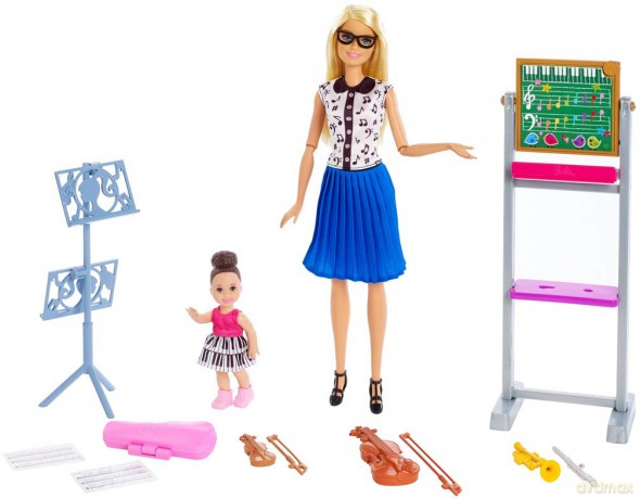 Lalka Barbie Nauczycielka muzyki