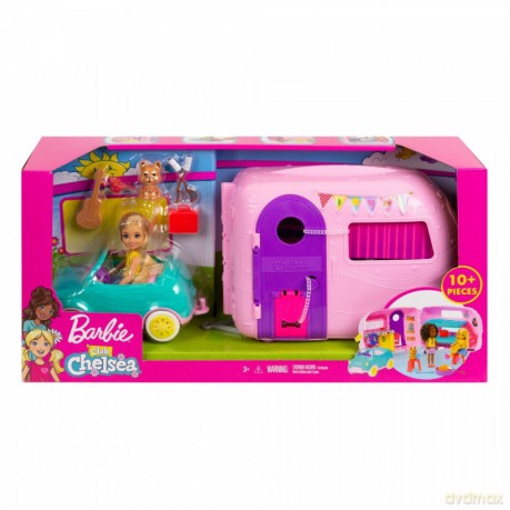 Lalka Barbie Przyczepa kempingowa Chelsea