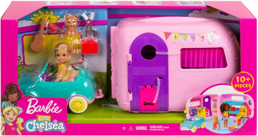 Lalka Barbie Przyczepa kempingowa Chelsea