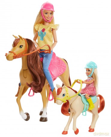 Lalka Barbie Stadnina koni zestaw