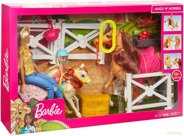 Lalka Barbie Stadnina koni zestaw