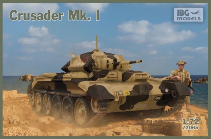 Model plastikowy Crusader Mk.I brytyjski czołg szybki