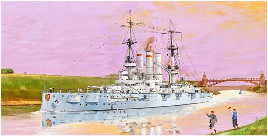 Model plastikowy okręt Schleswig-Holstein 1908