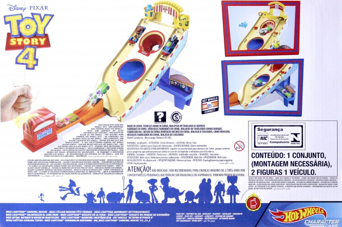 Tor samochodowy Toy Story 4 Zestaw filmowy GCP24