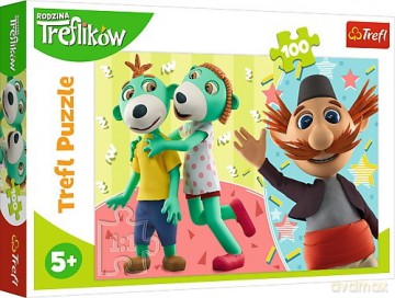 TREFL 100 el. - Rodzina Treflików - Trefliki i Wuj [PUZZLE]