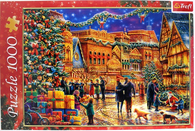 TREFL 1000 el. - Świąteczny rynek [PUZZLE]