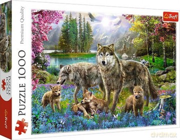 TREFL 1000 el. - Wilcza rodzina [PUZZLE]