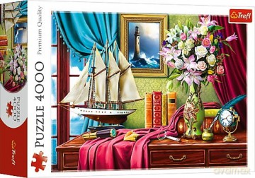 TREFL 4000 el. - Biurko odkrywców [PUZZLE]