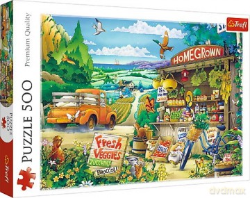 TREFL 500 el. - Poranek na wsi [PUZZLE]