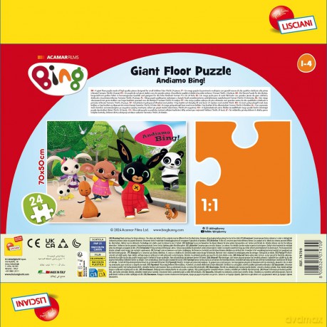 Układanka Ogromne puzzle podłogowe 1 Bing