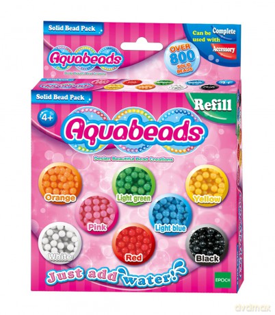 Aquabeads Zestaw litych koralików