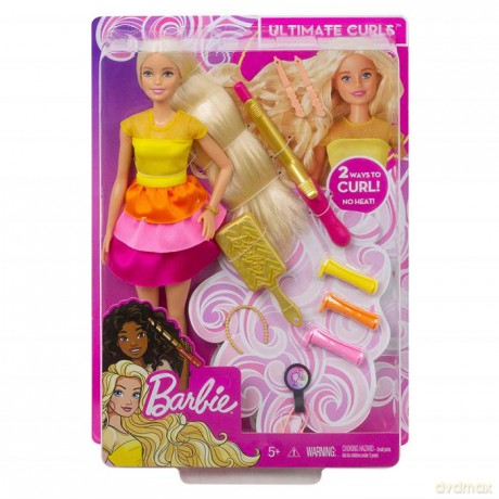 Barbie Lalka Stylowe Loki Zestaw DIY