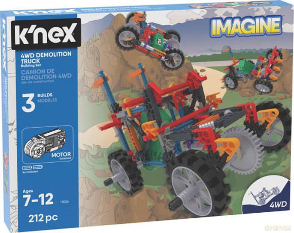 K'Nex Imagine ciężarówka 4WD - zestaw konstrukcyny