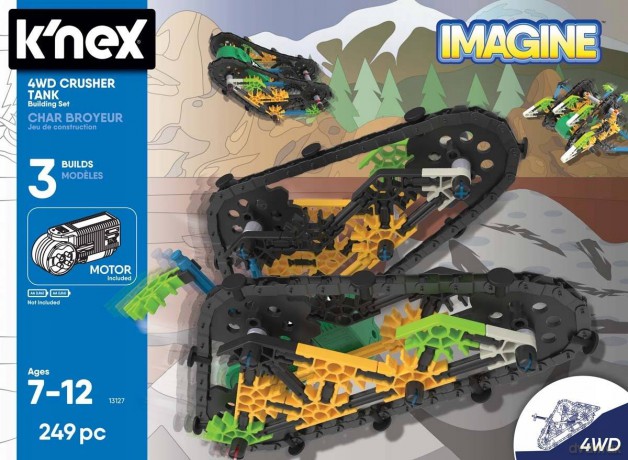 K'Nex Imagine czołg 4WD - zestaw konstrukcyny