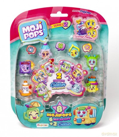 MojiPops 2 Blister Glitter 8 Pak