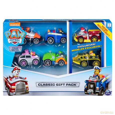 Psi Patrol die-cast zestawy 6 aut