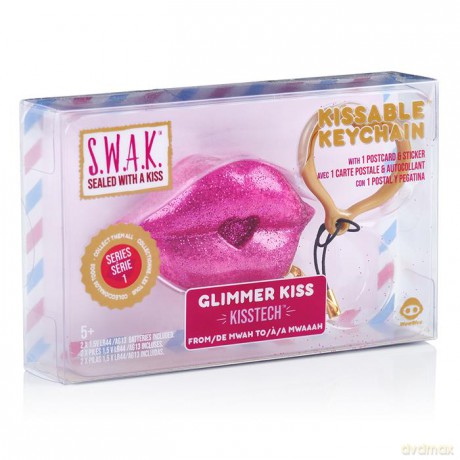 S.W.A.K Interaktywne całuśne usta- brelok Glimmer Kiss