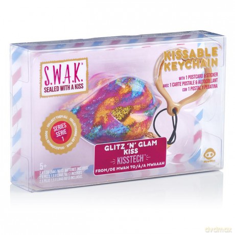 S.W.A.K Interaktywne całuśne usta- brelok Glitz n Glam Kiss