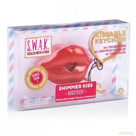 S.W.A.K Interaktywne całuśne usta- brelok Shimmer Kiss