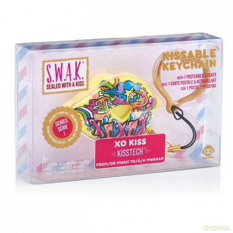 S.W.A.K Interaktywne całuśne usta- brelok XO Kiss