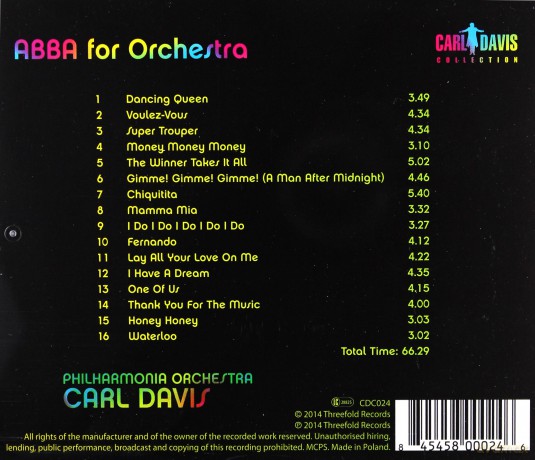 Philharmonia Ordavis: Abba For Orchestra [CD]