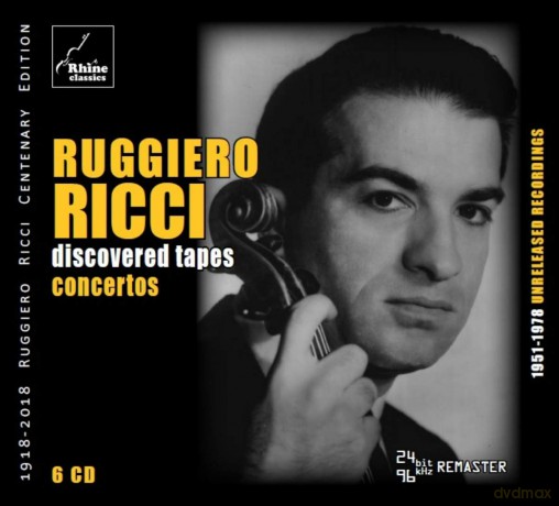 Ruggiero Ricci: Discovered Tapes - Concertos [6CD]