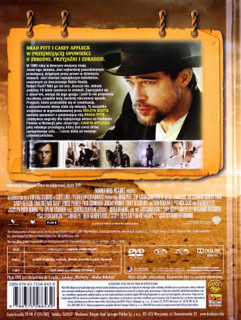 Zabójstwo Jesse'ego Jamesa przez tchórzliwego Roberta Forda (Westerny - Wielka Kolekcja) (booklet) [DVD]
