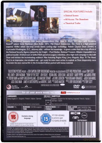 Enemy Of The State (Wróg publiczny) [DVD]